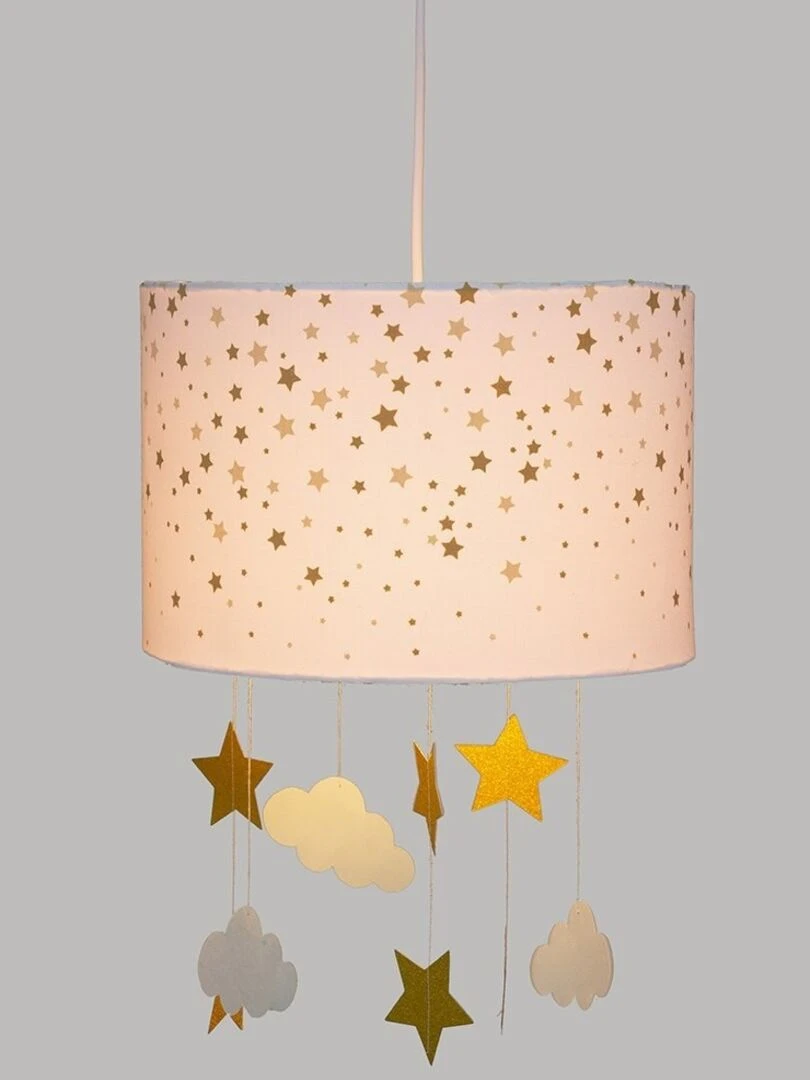 Suspension blanc et ocre   Blanc