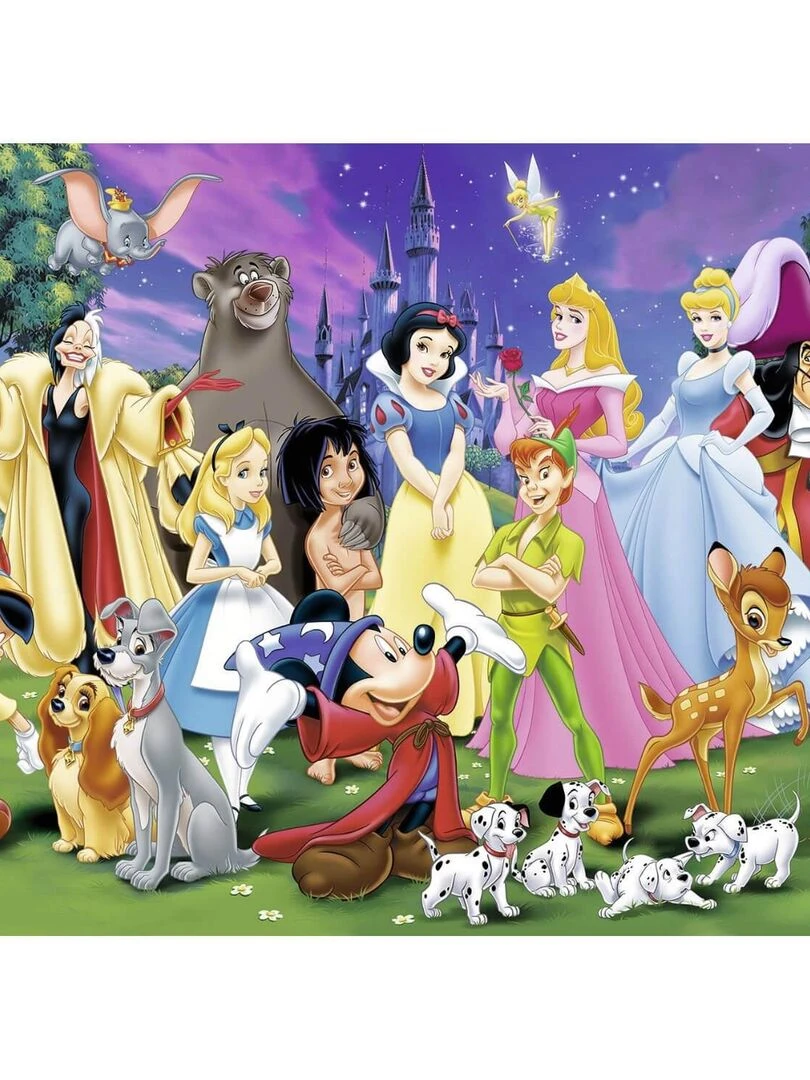 Puzzle 200 pièces XXL : Les grands personnages Disney N/A