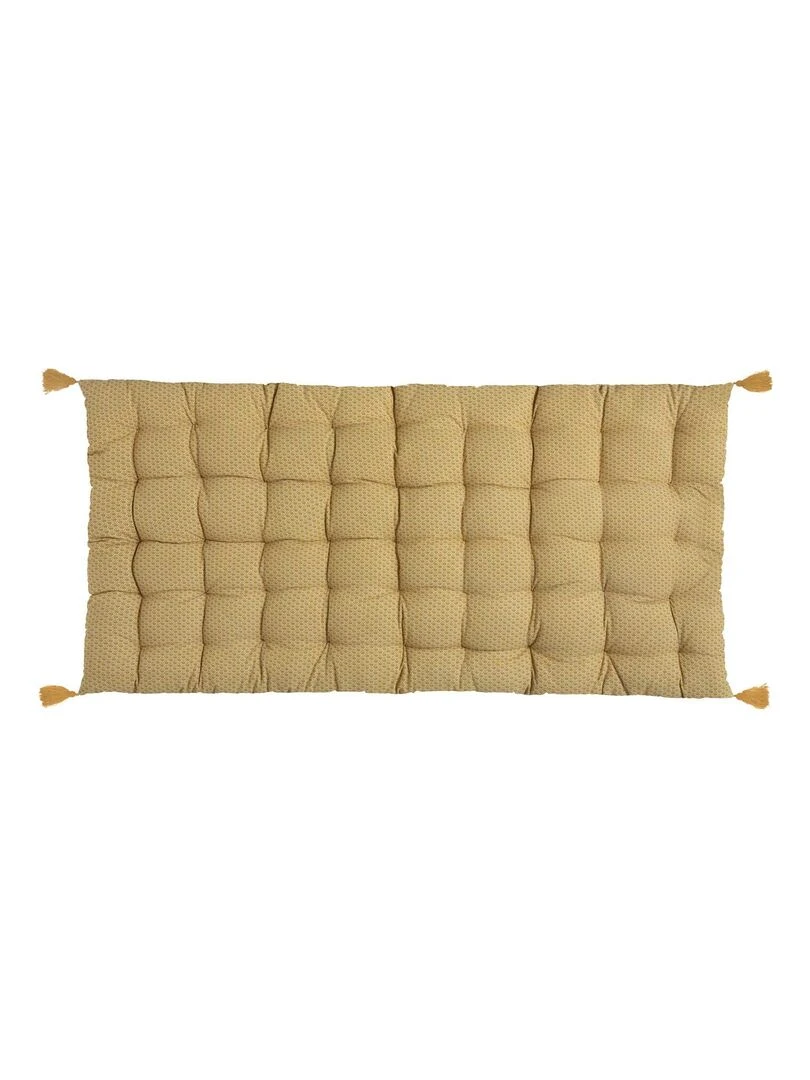Matelas de sol à pompons Jaune