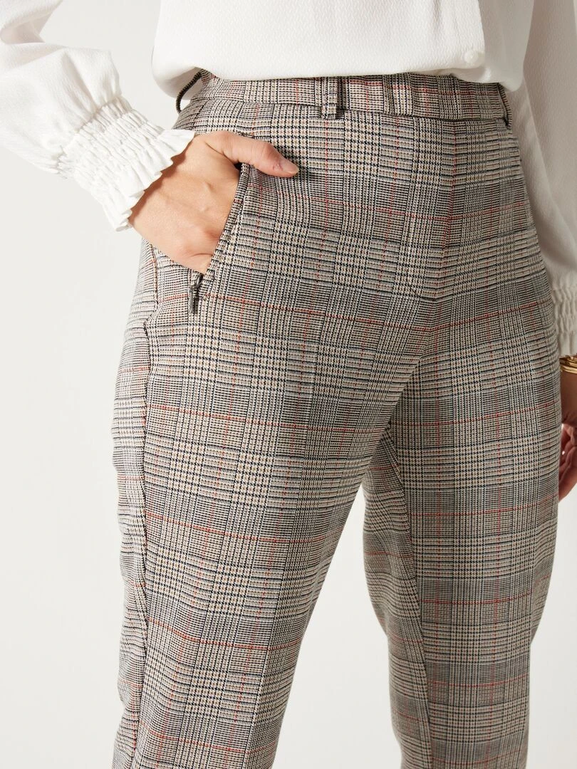 Pantalon 7/8ème maille milano Damart Marron