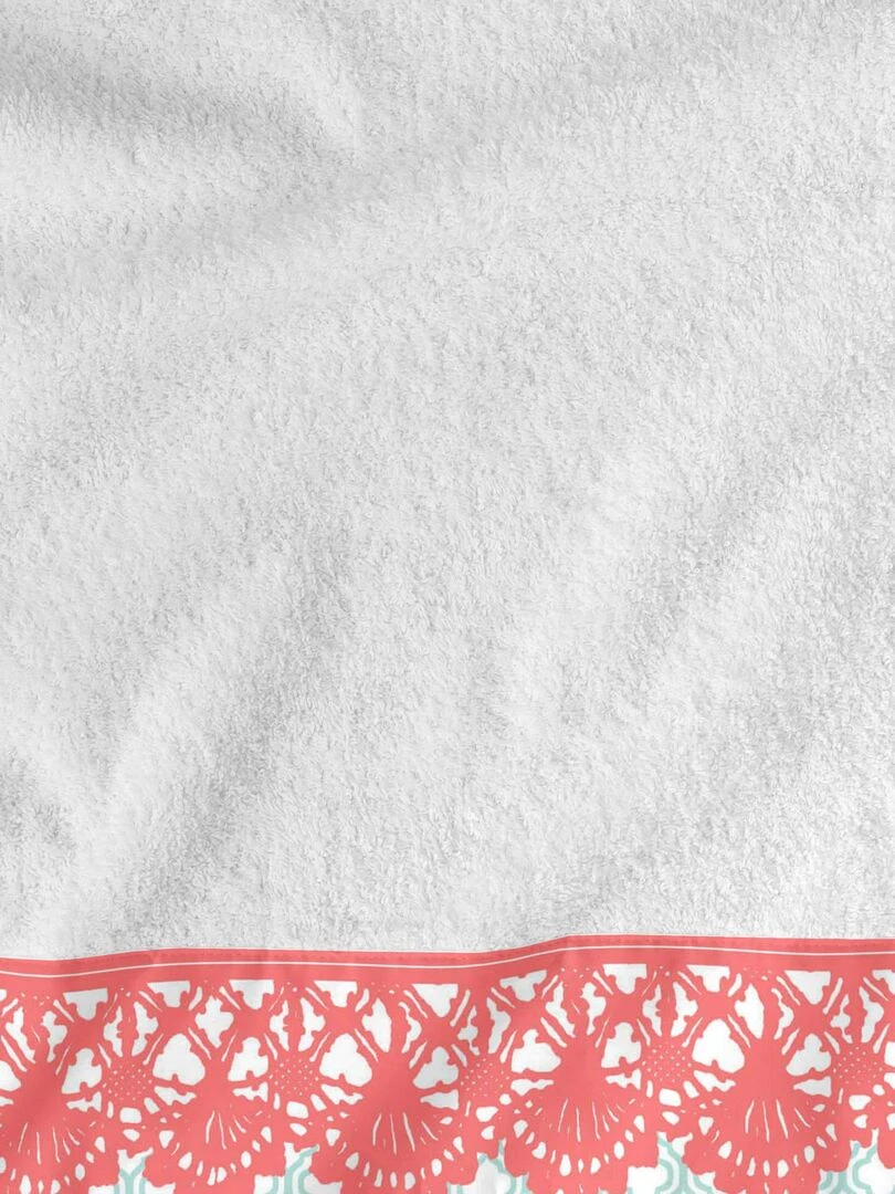 Lot de serviettes Chinoiserie "Happyfriday"   Blanc