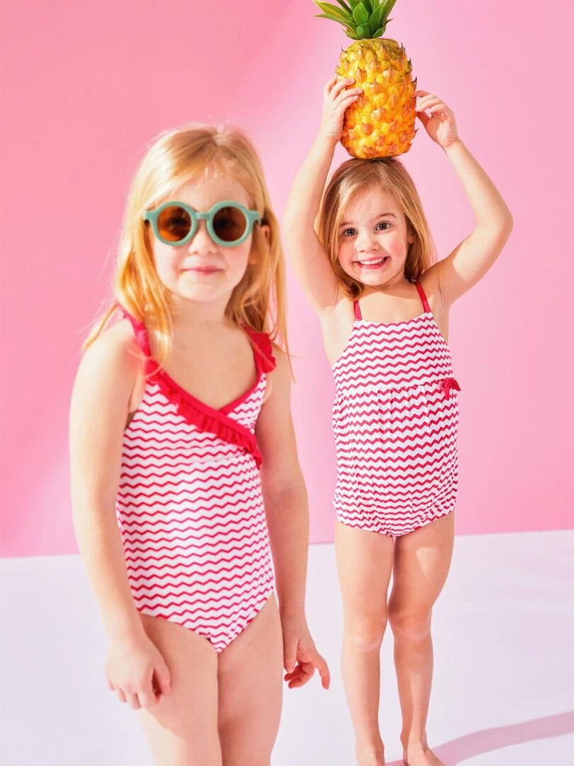 Maillot double protection Archimède Rose