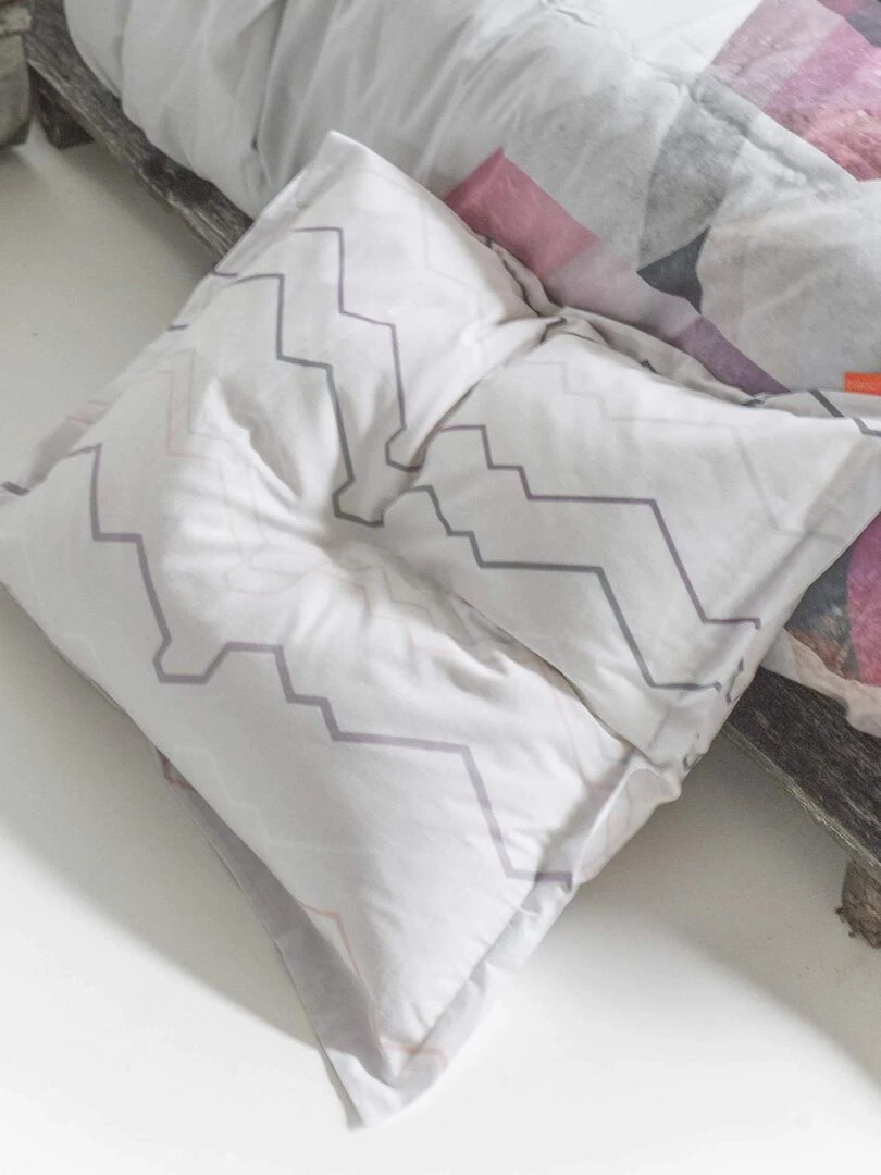 Housse de coussin Pond "Happyfriday"   Blanc