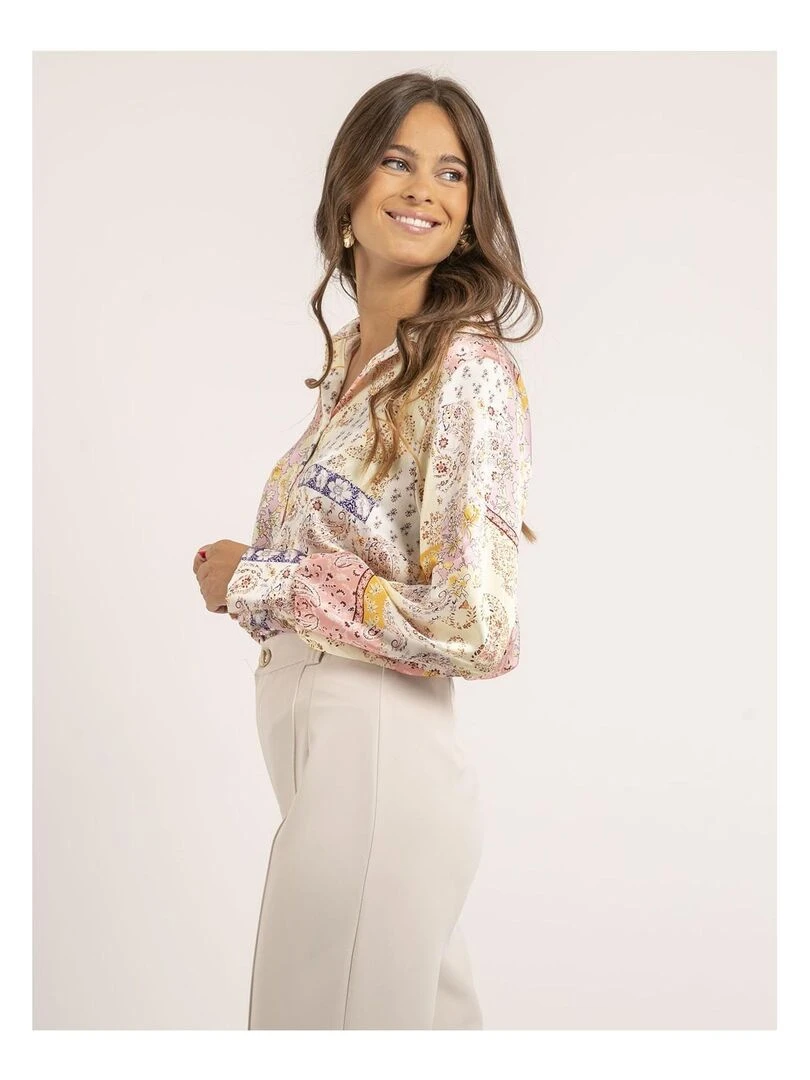 Pantalon coupe droite ELSY   Beige