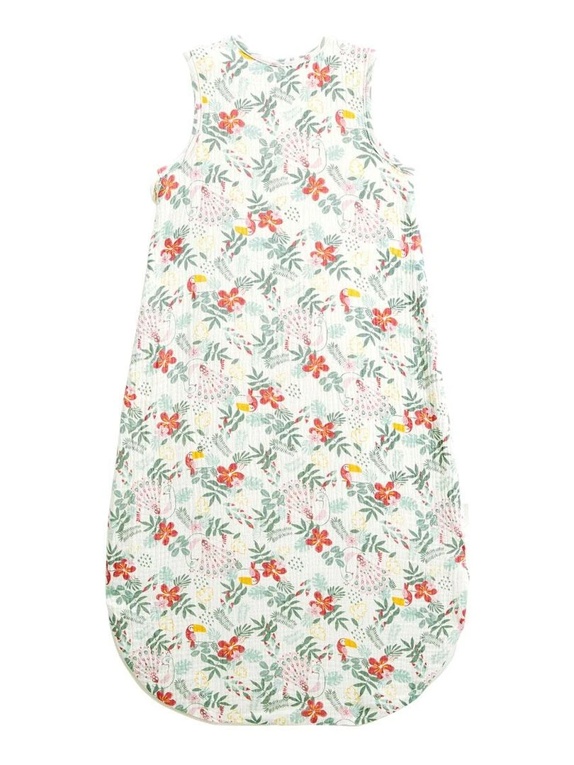 Gigoteuse d'été en gaze de coton Pretty Jungle Vert