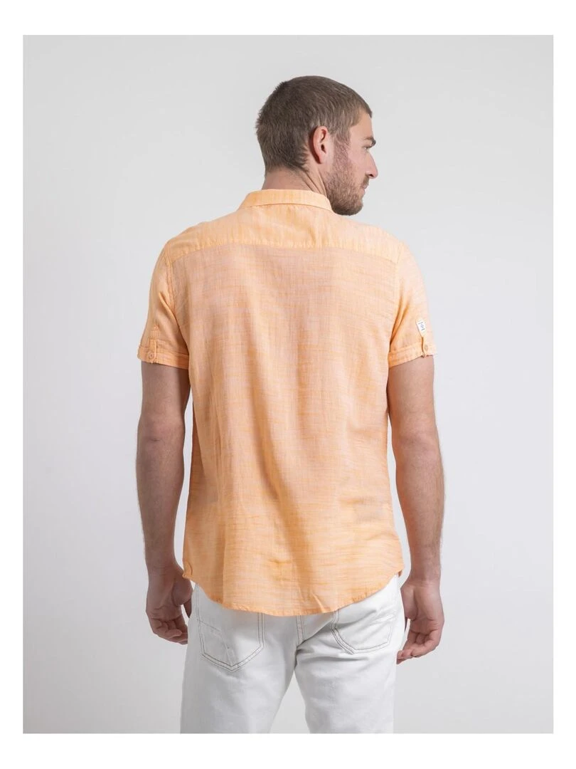 Chemise manches courtes DAPERMI Orange
