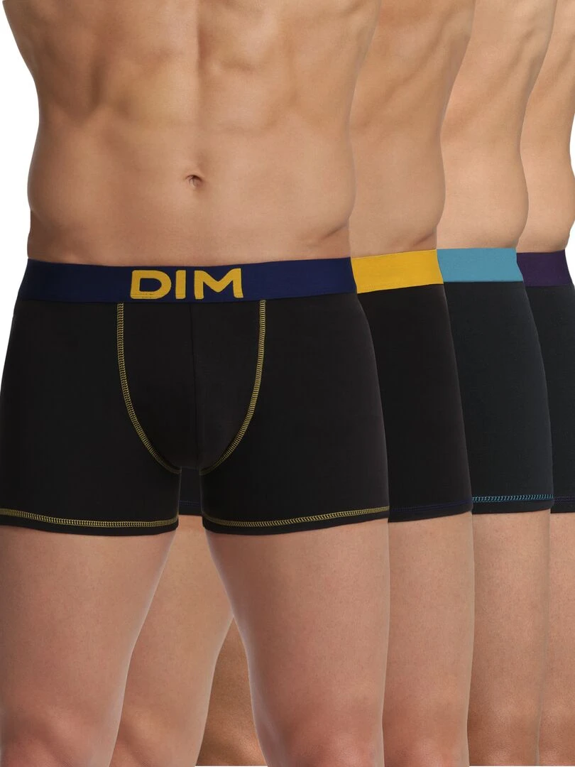 Lot de 4 boxers 'DIM' Noir