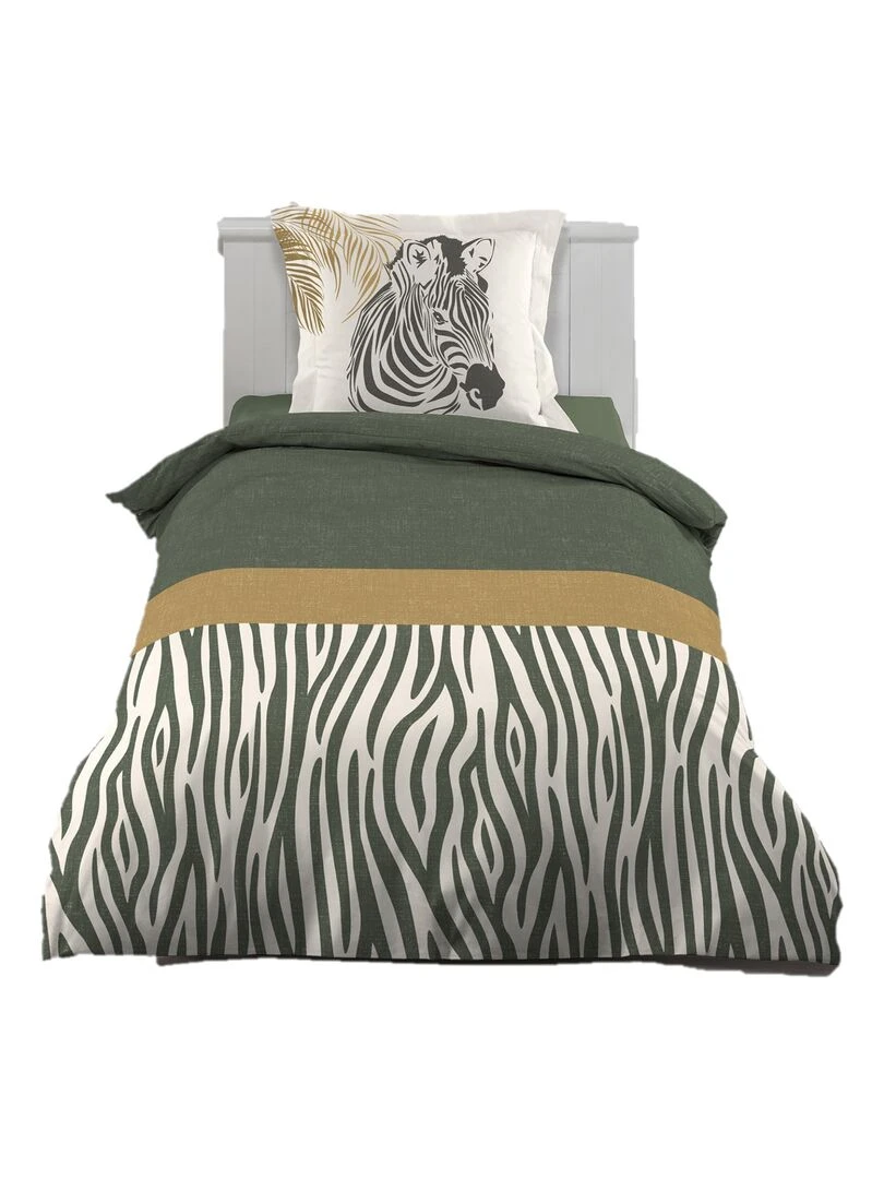 Housse de couette Zanzibar le zebre Vert