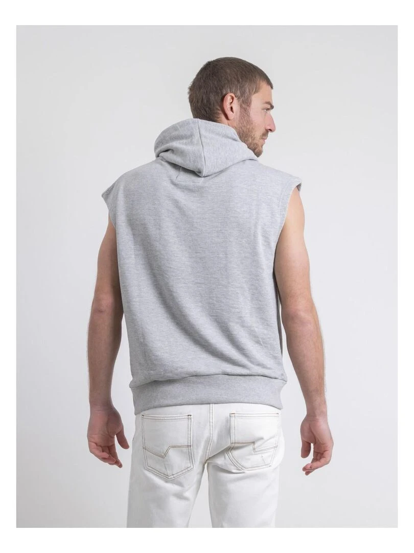 Sweat sans manches capuche WHISTLER Gris