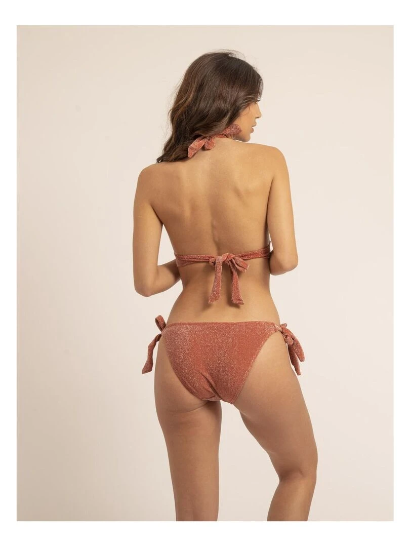 Maillot 2 pièces lurex GINNY Rouge brique
