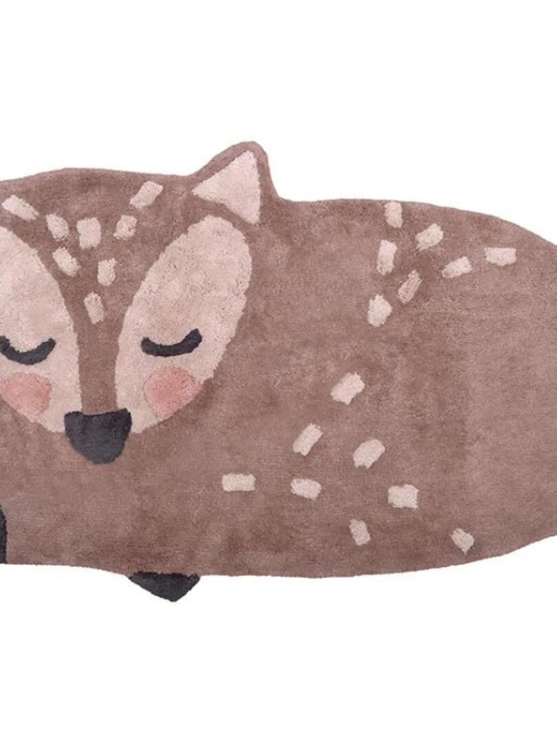 Tapis Lavable Faon Little Deer (70 X 110 Cm) Marron