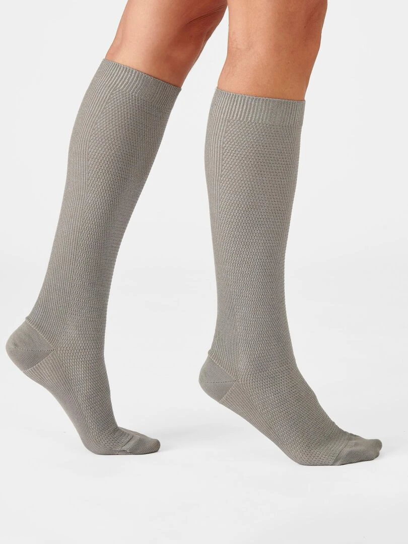 Mi bas Thermolactyl Damart Gris