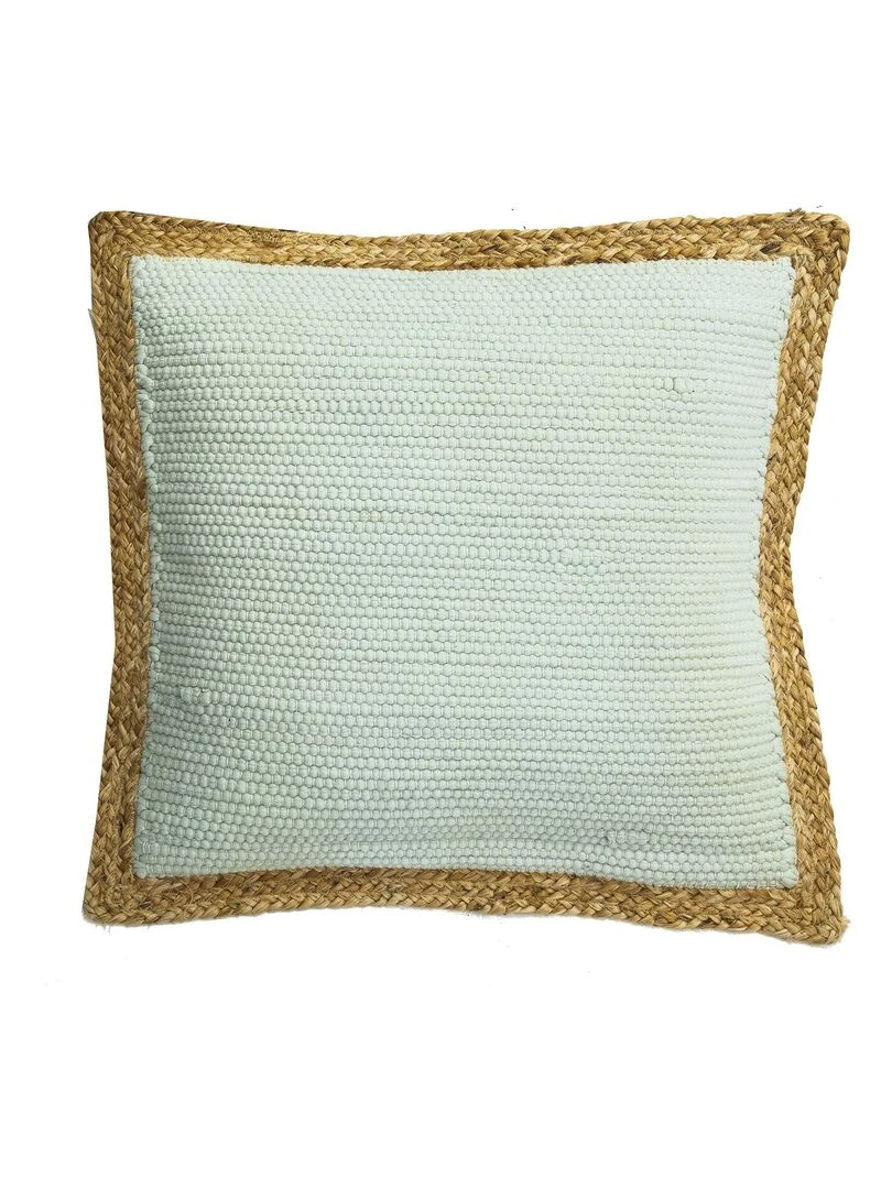 Coussin Effet reliefé Vert sapin