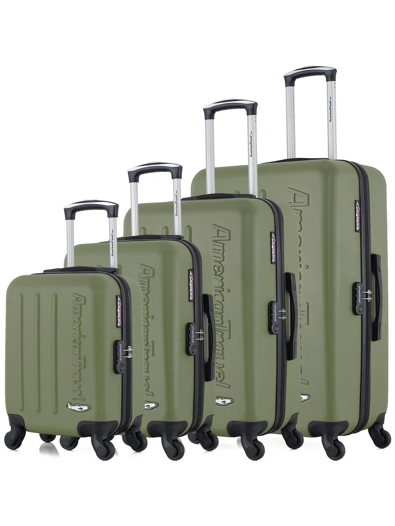 AMERICAN TRAVEL SET DE 4 BRONX M Vert kaki