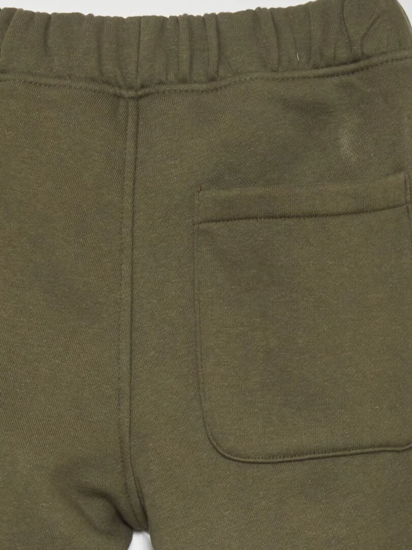 Jogging chiné avec ceinture ajustable   Kaki