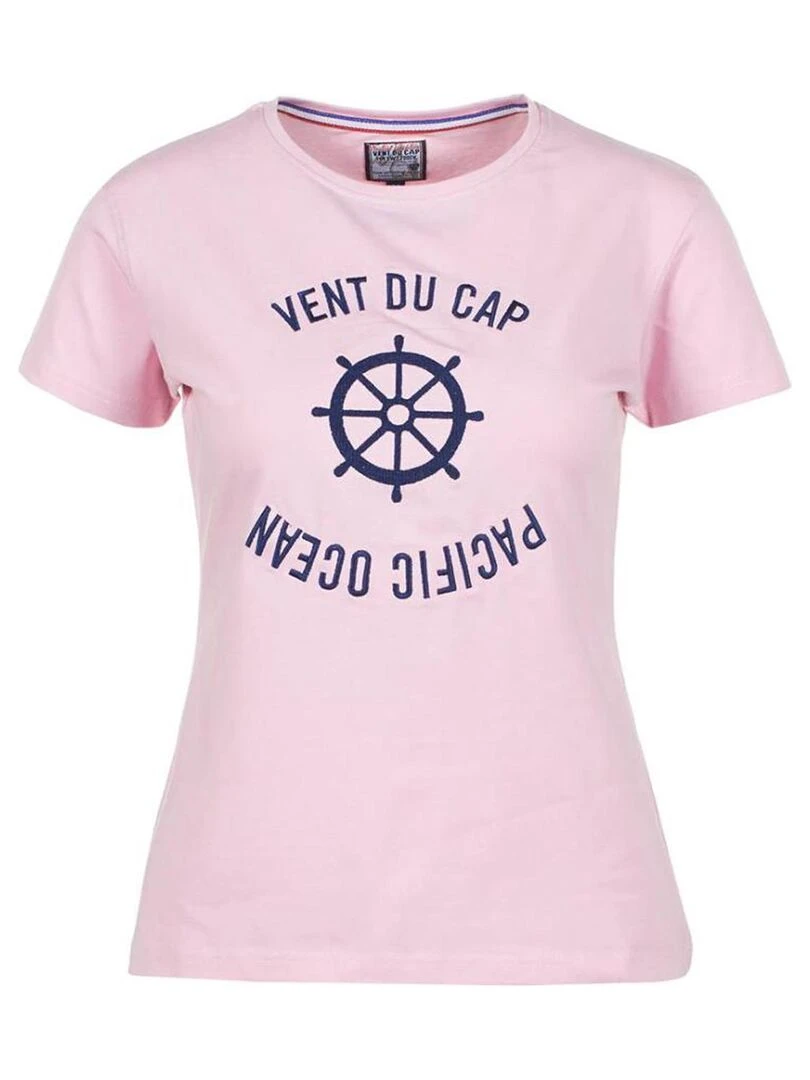 T shirt manches courtes femme ACHERYL Rose