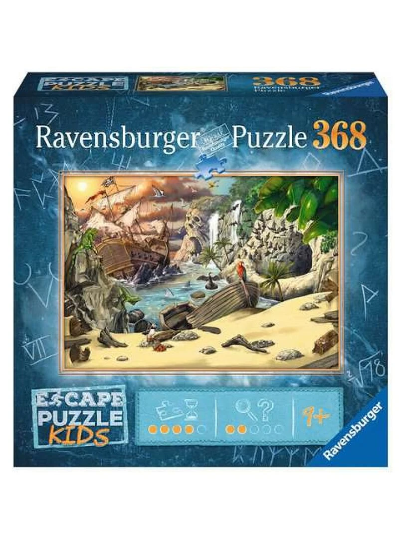 Escape Puzzle Kids Pirates Contour Pour Puzzle 368 Pieces N/A