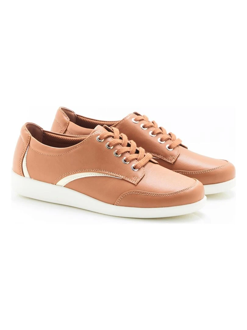 Tennis à lacets Amortyl Damart Camel