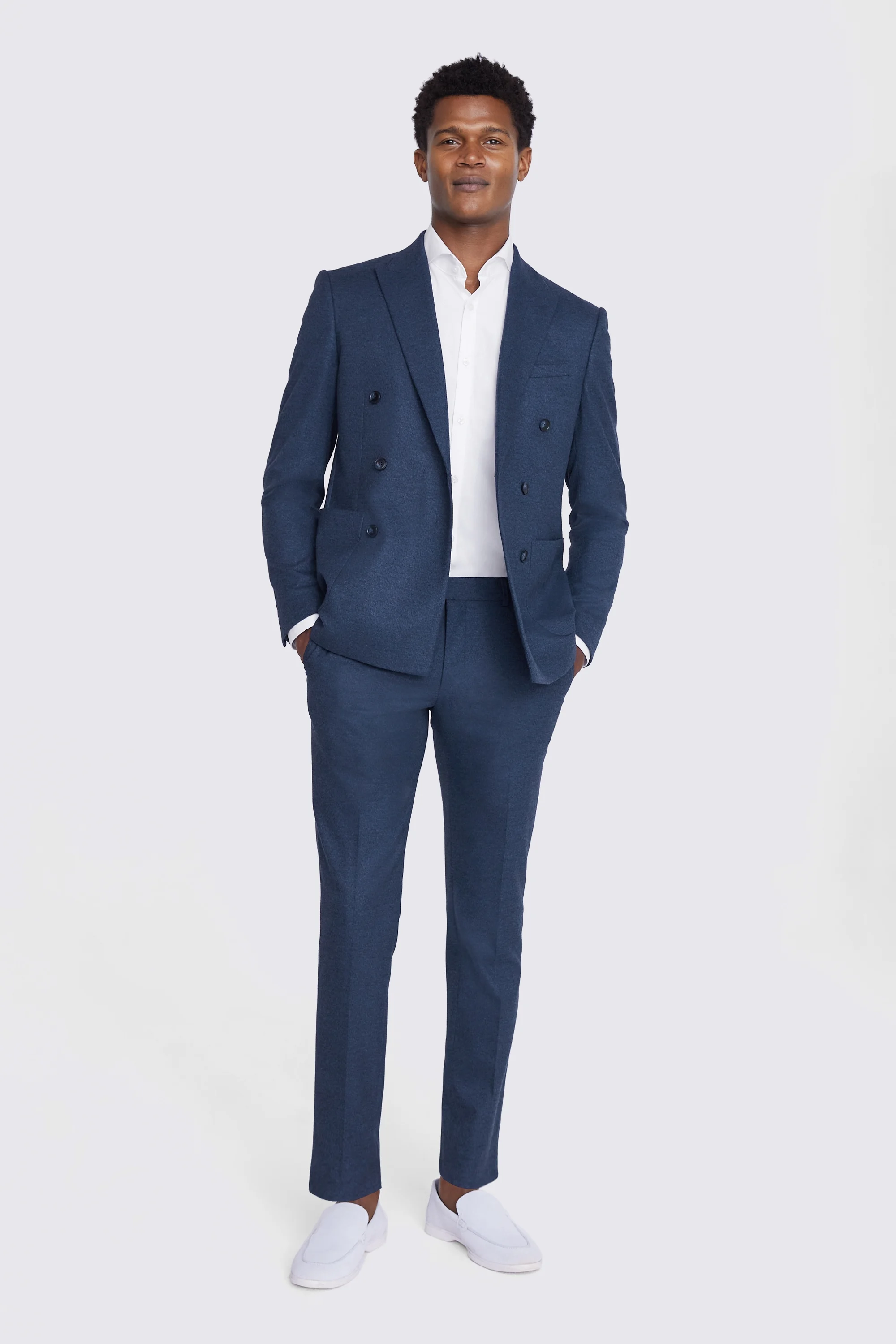 Ted Baker Tailored Fit Navy Check Jacket    Buy Online at Moss