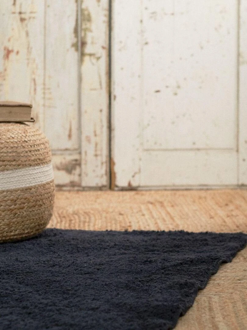 Tapis tufté  'INDIES NATURE' 'TODAY'   Gris