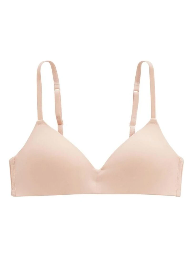 Soutien gorge triangle à coques sans armatures beige Veliana Beige