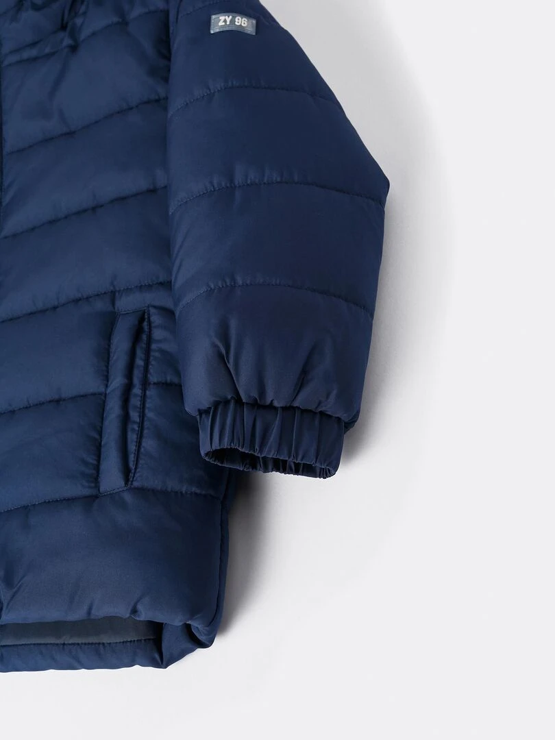 Veste matelassée avec capuche pour garçon  DIFFERENT TOGETHER   Bleu foncé