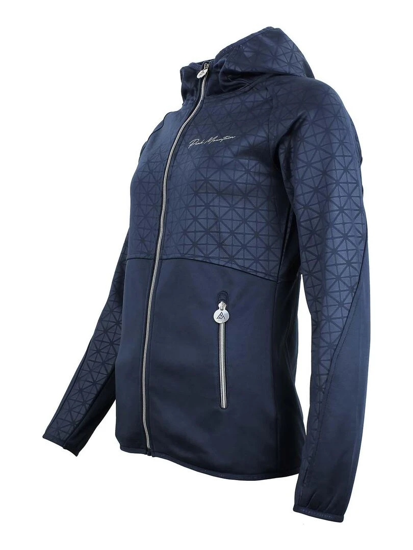 Blouson polarshell femme AMON   Bleu marine