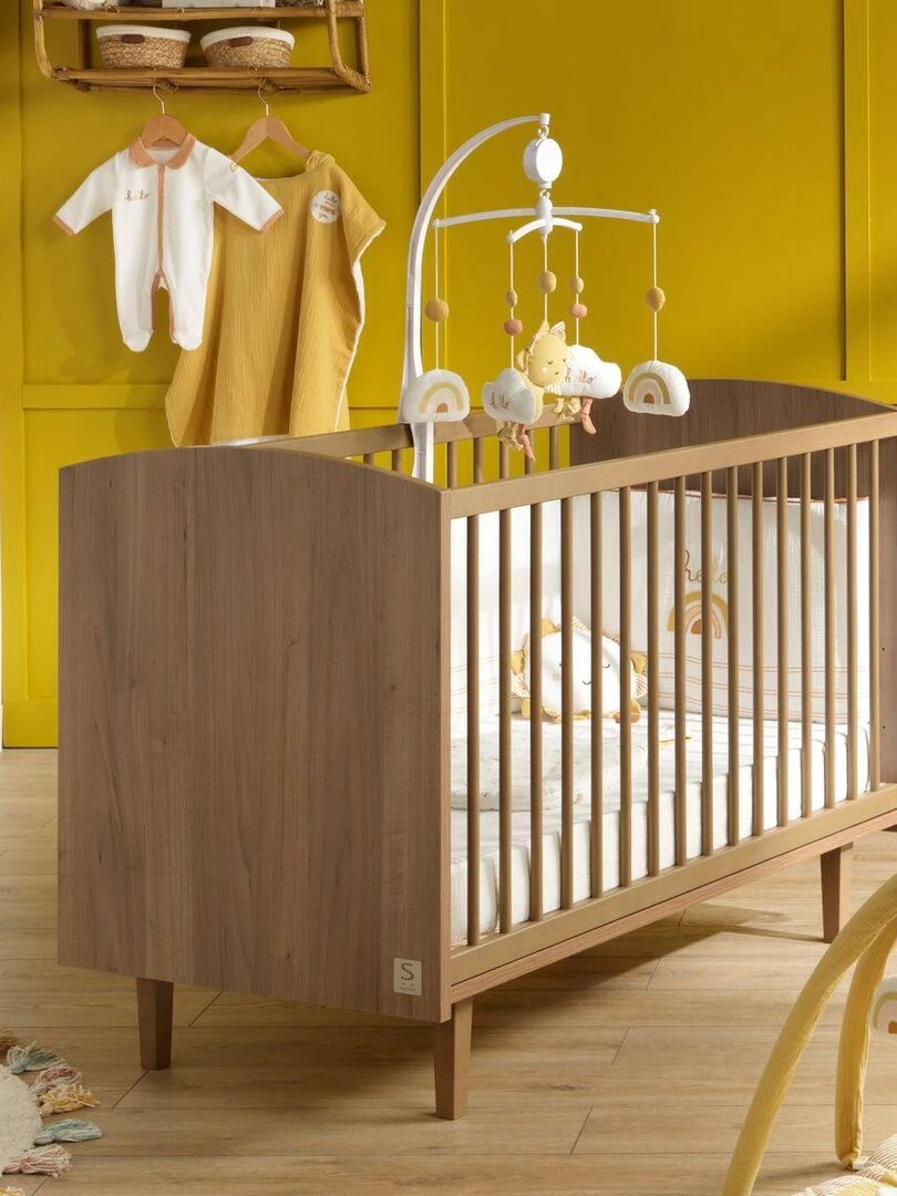 Lit bébé JAZZY SAUTHON Marron