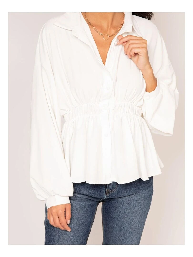 Chemise fluide OCEANIE   Ecru