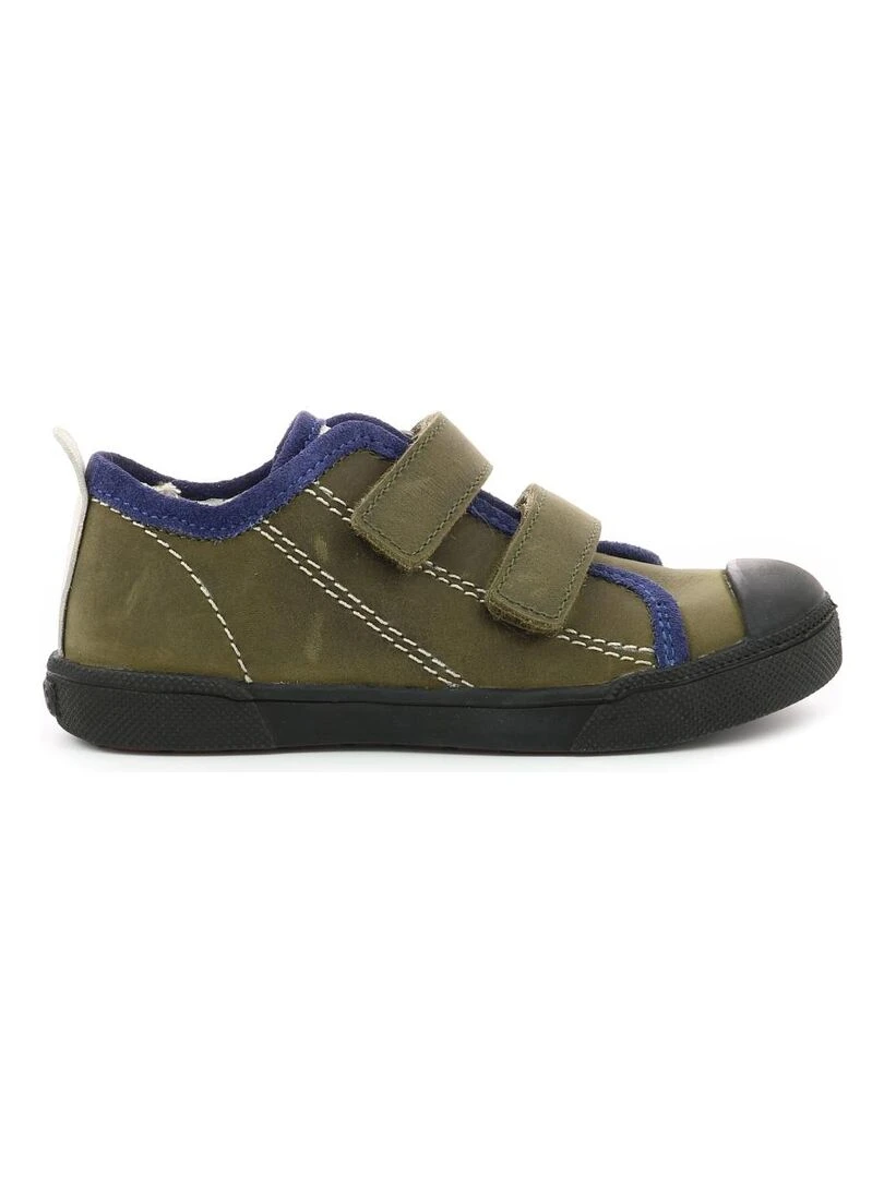 Sneakers basses Cuir Keppy Kaki