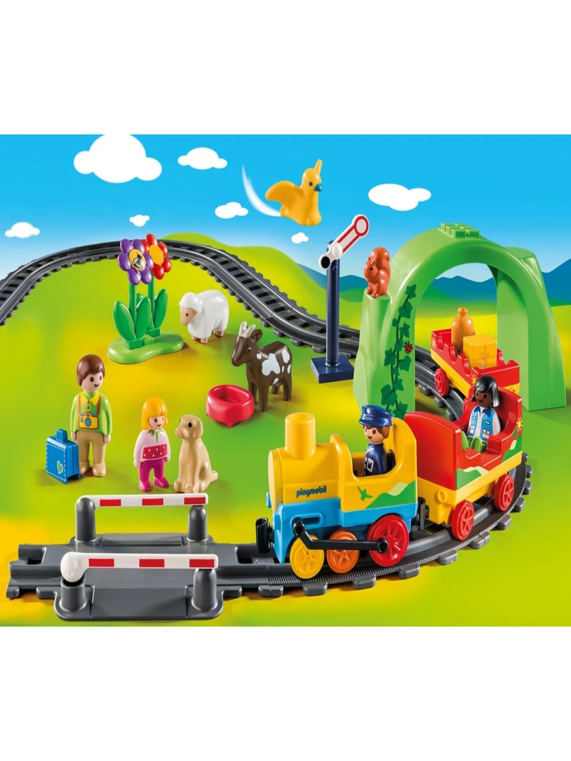 70179 'playmobil' Train Avec Passagers Et Circuit   N/A