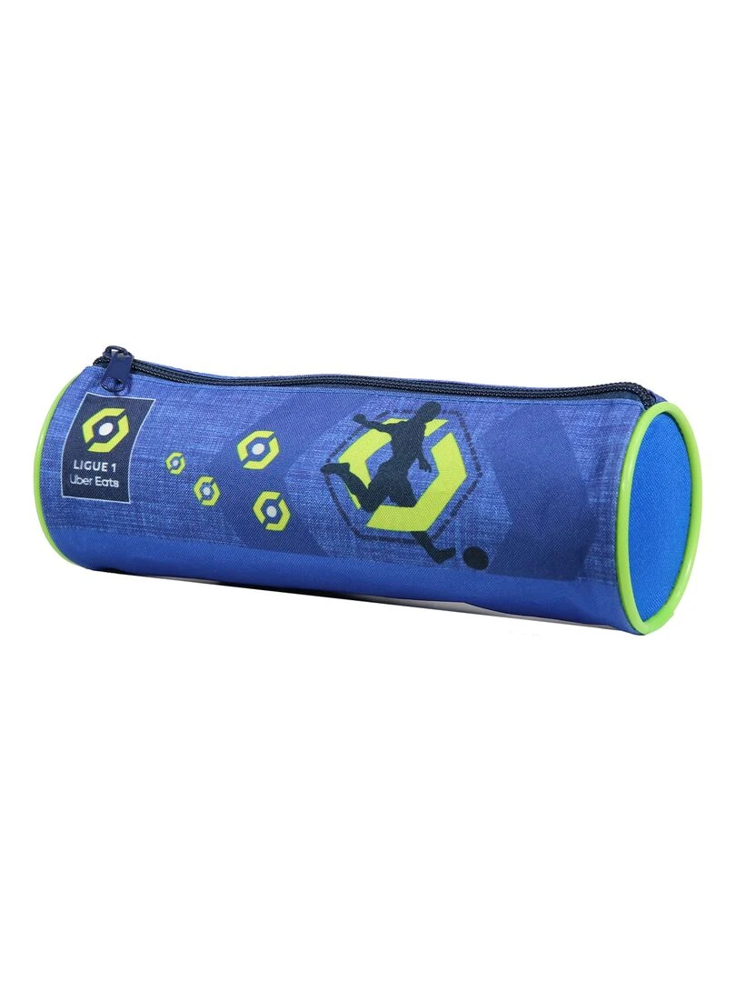 BAGTROTTER Trousse scolaire ronde Ligue 1 Football Bleue Bleu