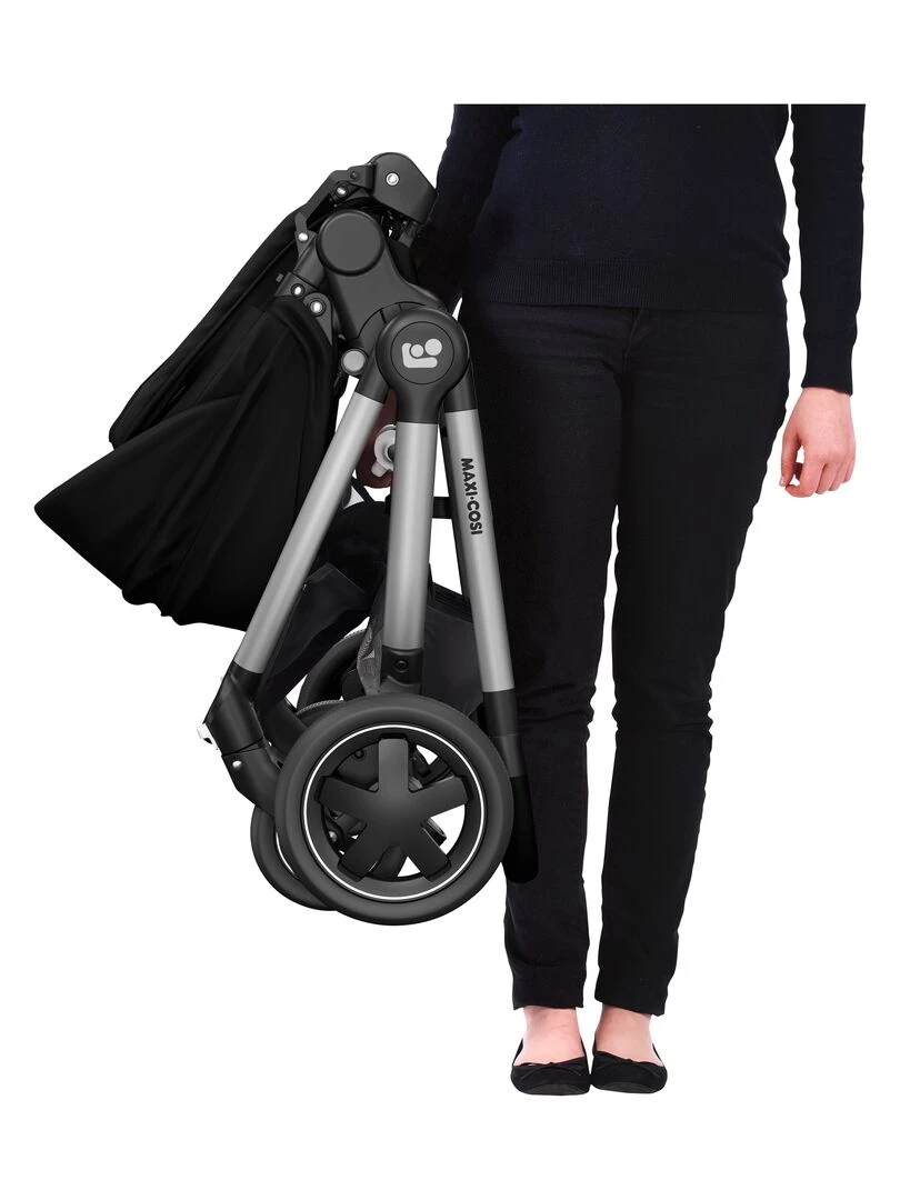 MAXI COSI Poussette citadine naissance confort Adorra2   Essential Black   Noir Noir