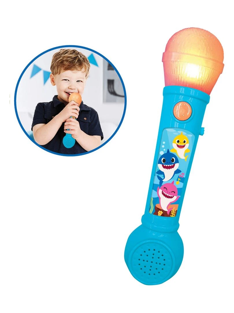 Microphone Lumineux Avec Mélodies Et Effets Sonores Baby Shark N/A
