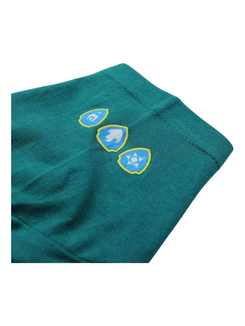 La Pat' Patrouille   T shirt garçon imprimé La Pat' Patrouille en coton   Vert