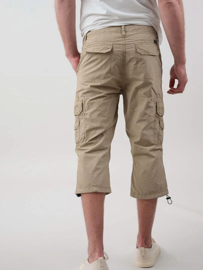 Bermuda homme en popeline 'Deeluxe'   Beige
