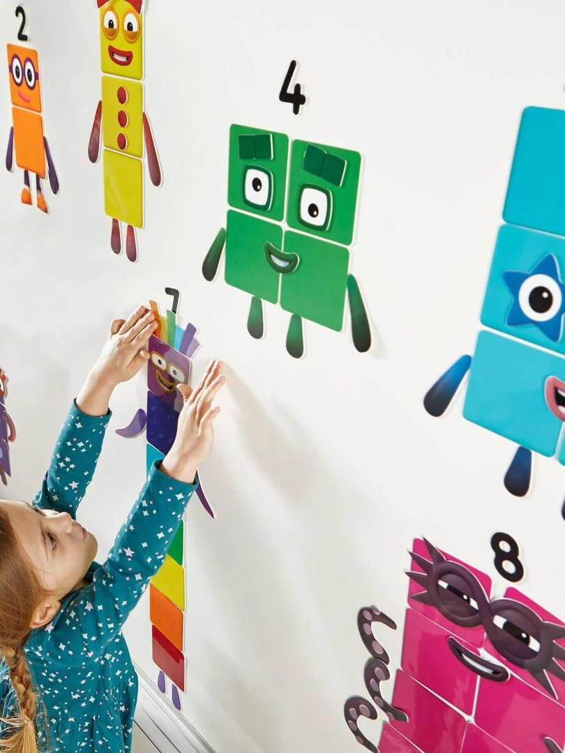 Décalcomanies Numberblocks réutilisables   N/A