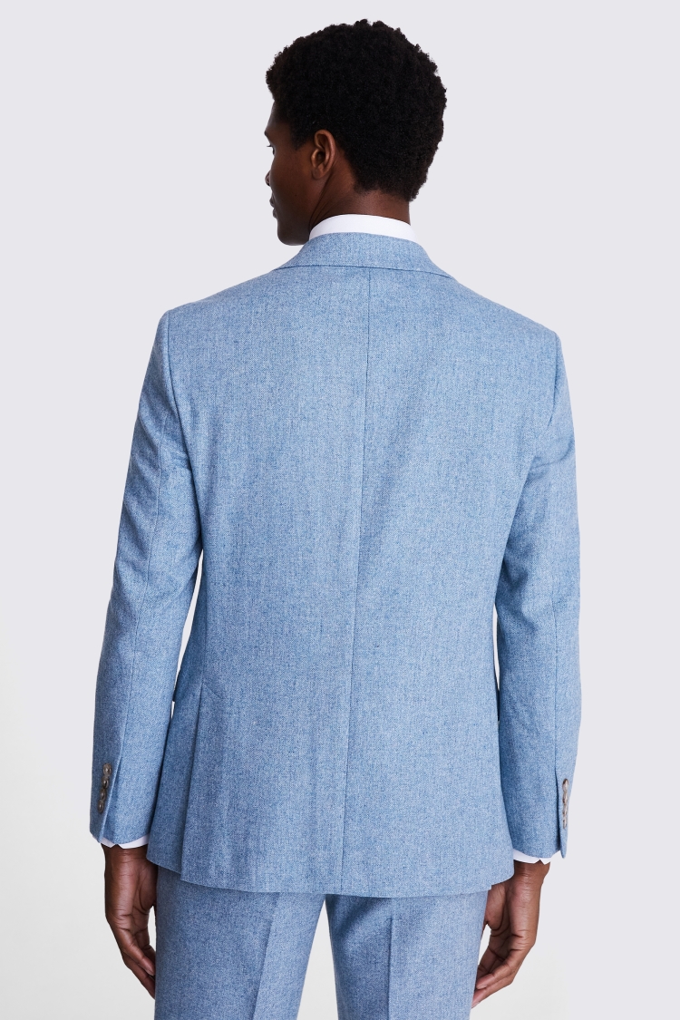 Tailored Fit Aqua Donegal Jacket    Buy Online at Moss
