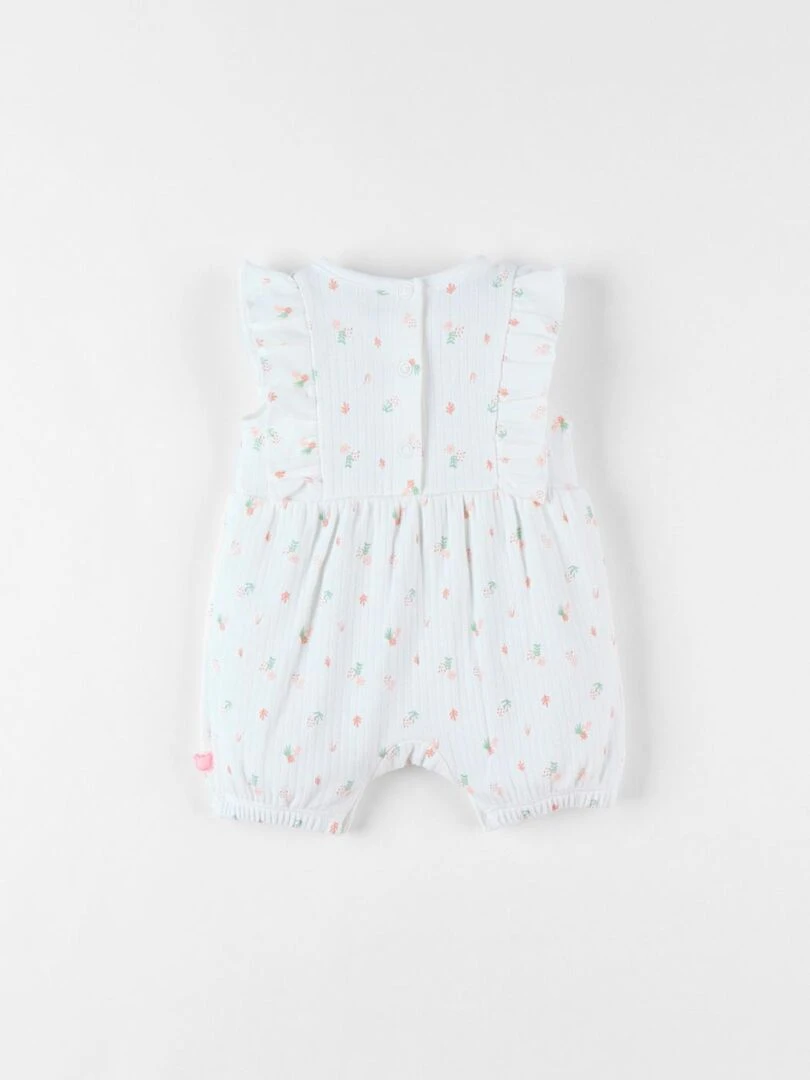 Combishort fleurie en jersey Noukie's Rose