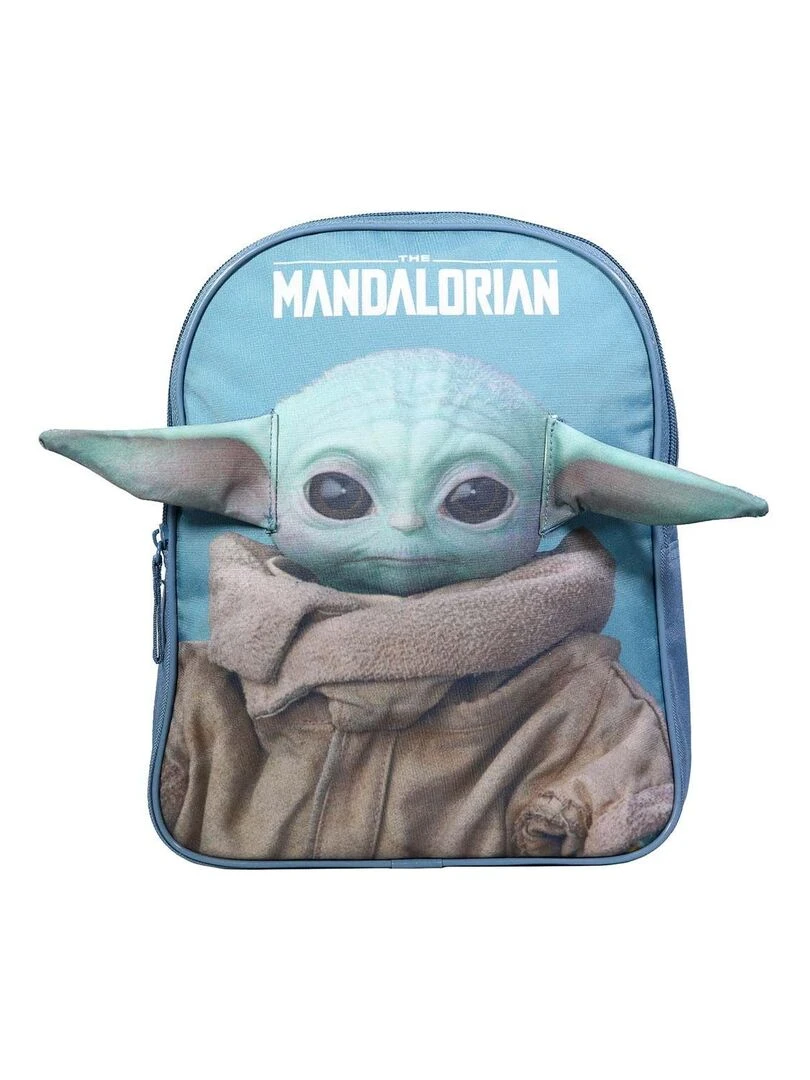 Sac à dos 31 cm avec détails 3D Baby Yoda Star Wars / The Mandalorian Bleu Bagtrotter Bleu