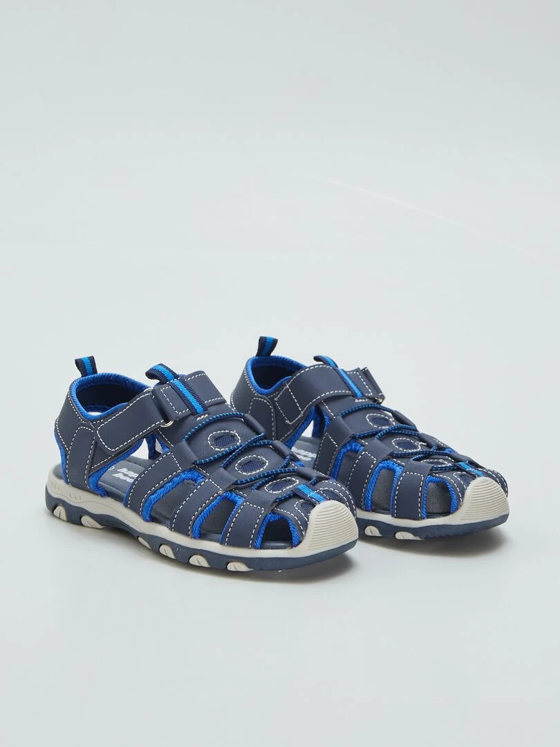 Sandales type sport Bleu