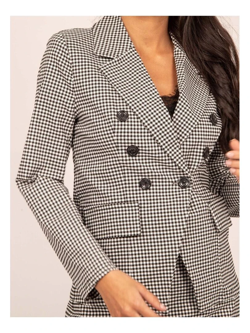 Blazer motifs USTARA   Noir