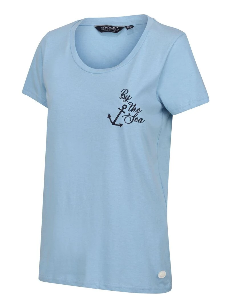 Regatta   T shirt FILANDRA BY THE SEA   Bleu clair