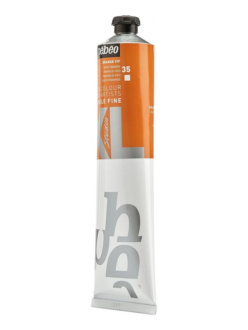 Peinture à l'huile fine XL Studio   Orange vif   200 ml   N/A