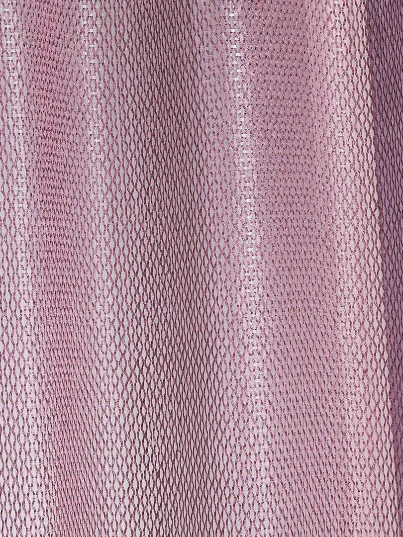Voilage en organza fantaisie Effet "résille" Violet prune
