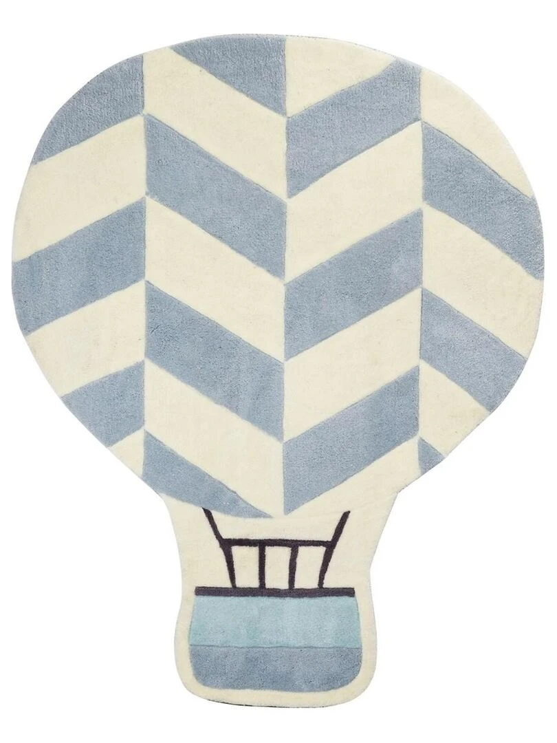 Tapis de chambre montgolfière en acrylique Bleu SAUTHON Bleu