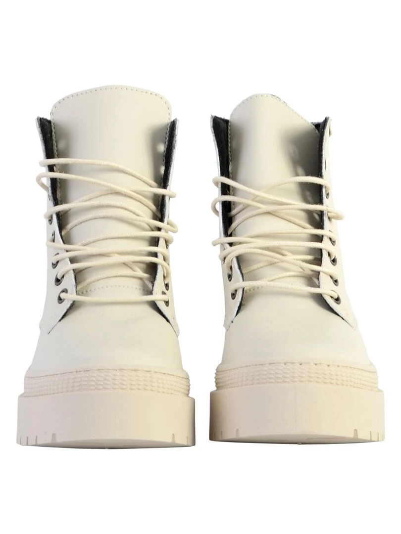 Bottine Montante Victoria   Beige