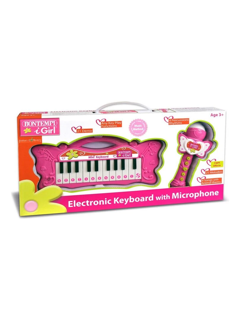 Ensemble clavier électronique + micro rose N/A