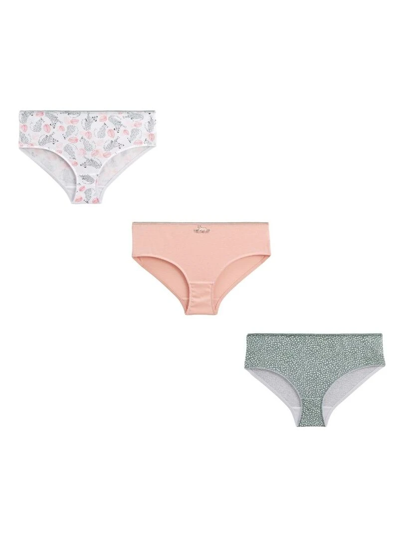 Lot de 3 culottes fille Free Spirit Multicolore