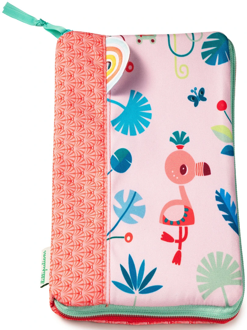 Protège carnet de santé Anaïs le flamant rose Rose